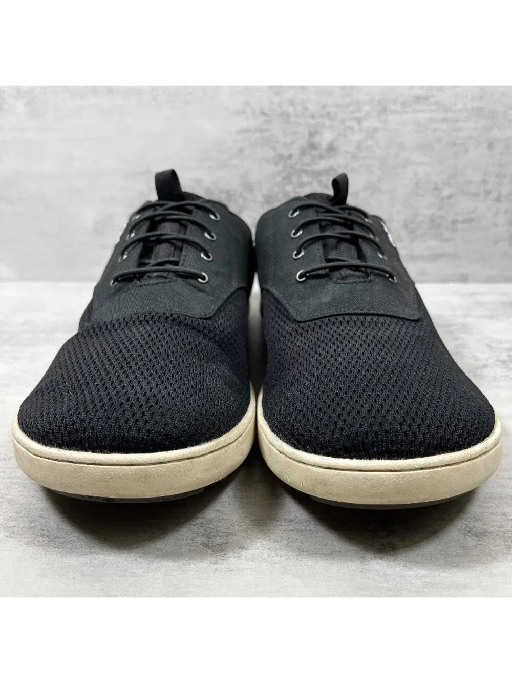 Olukai Nohea Moku Slip On Casual Boat Shoes - Men's Size 9.5 - Black